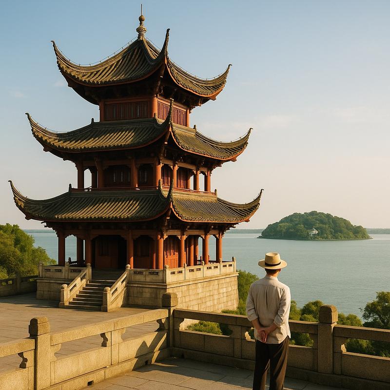 Yueyang Tower and Junshan Island