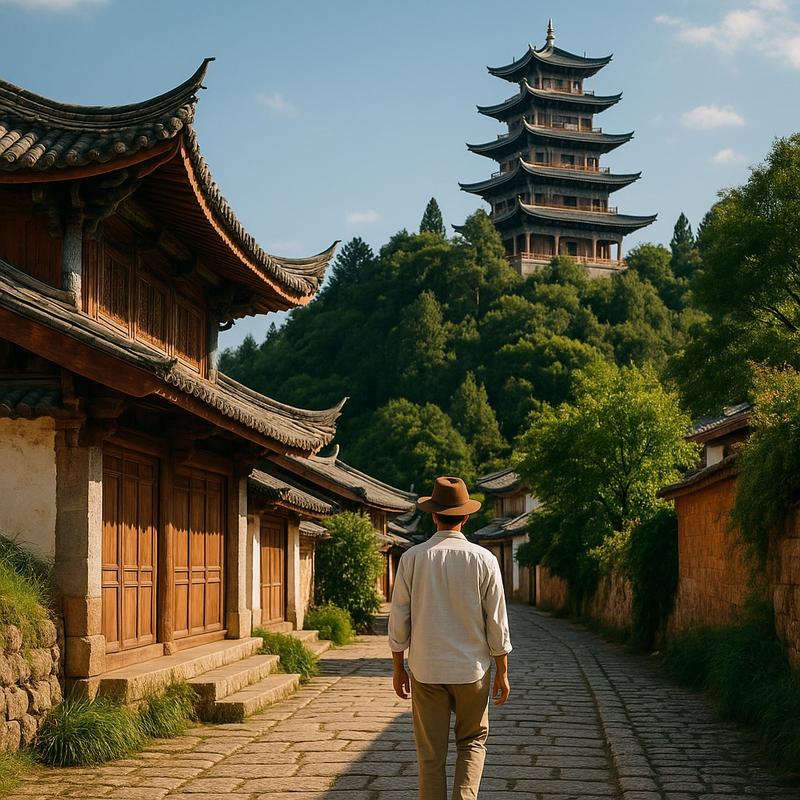 Shizishan Wangu Building Scenic Area