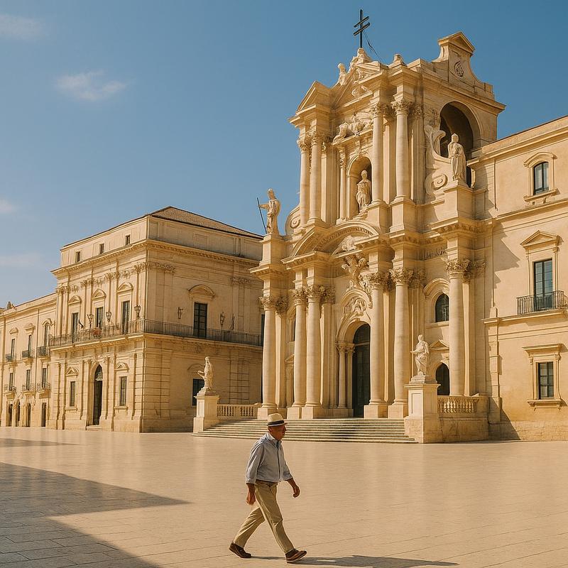 Piazza del Duomo in Siracusa