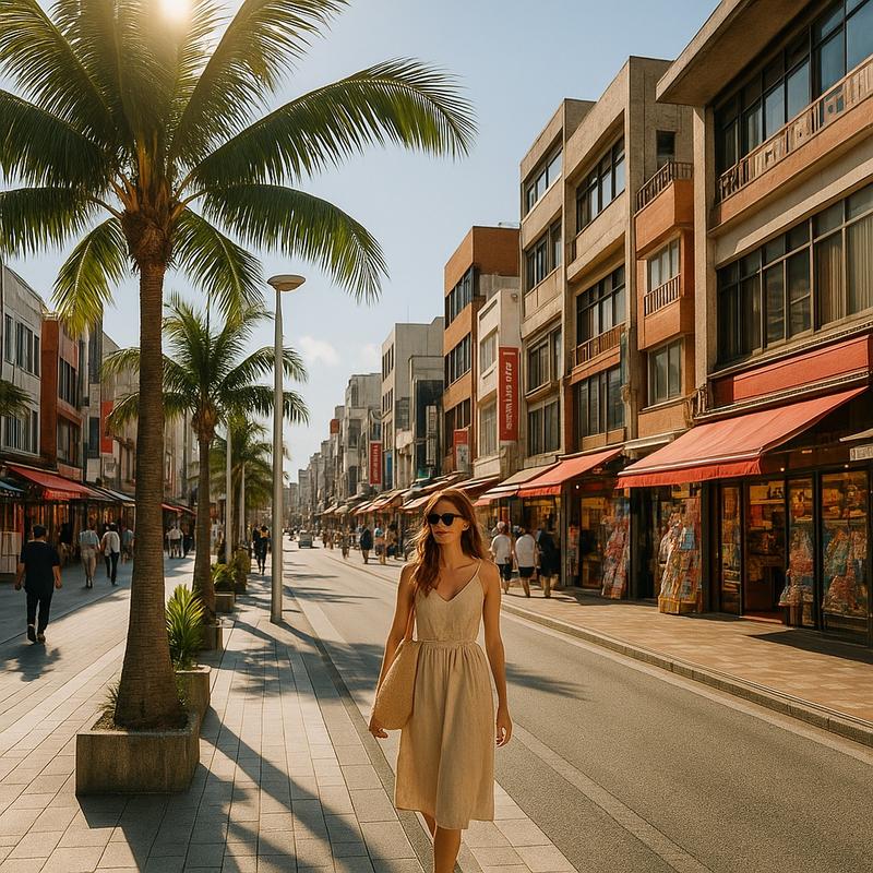 Naha Kokusai Dori Shopping Street