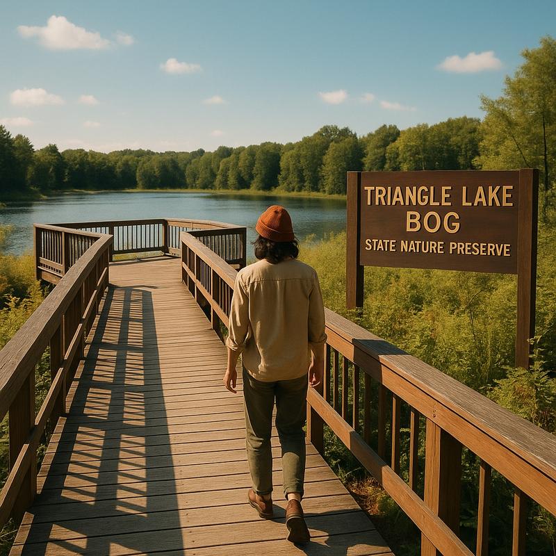 Triangle Lake Bog State Nature Preserve