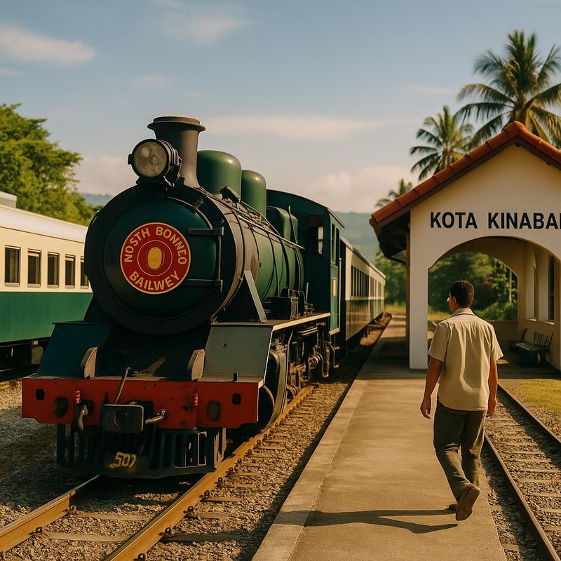North Borneo Railway, Kota Kinabalu, Sabah.