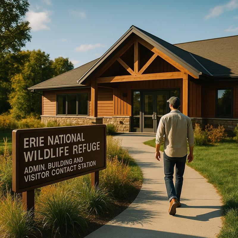 Erie National Wildlife Refuge Admin Building And Visitor Contact Station