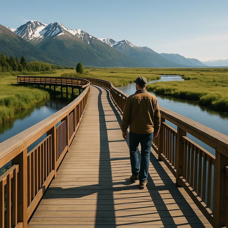 Potter Marsh Wildlife Viewing Boardwalk