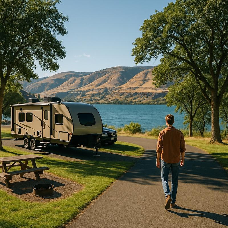 Memaloose State Park campground