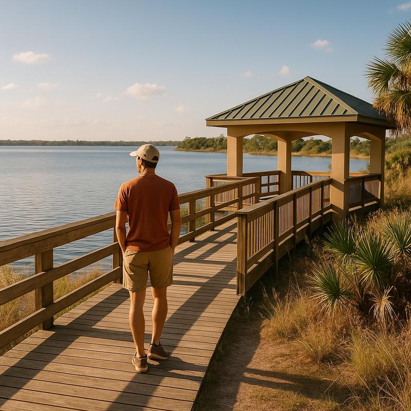 Lake June in Winter Scrub Preserve State Park