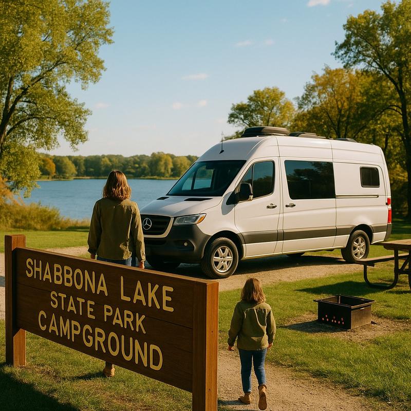 Shabbona Lake State Park Campground