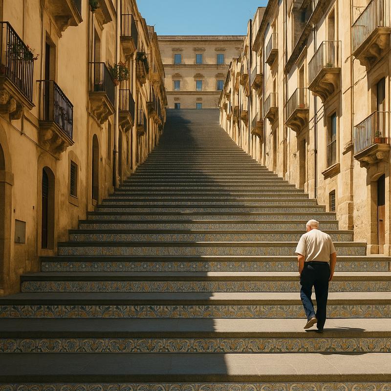 Staircase of Santa María del Monte