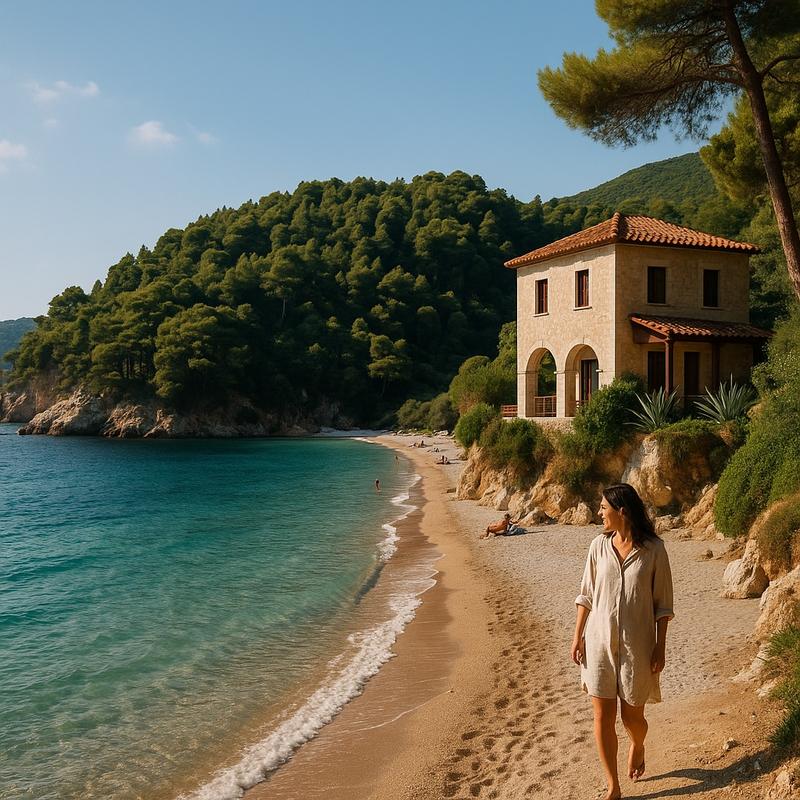 Stafilos beach