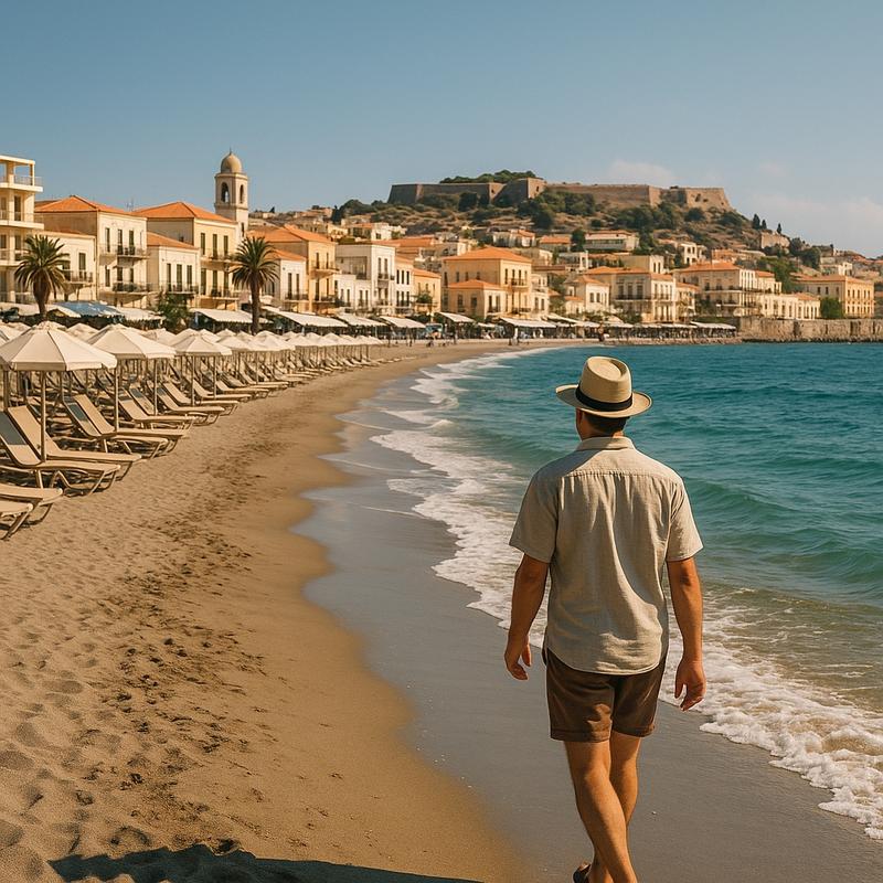 Rethymnon beach