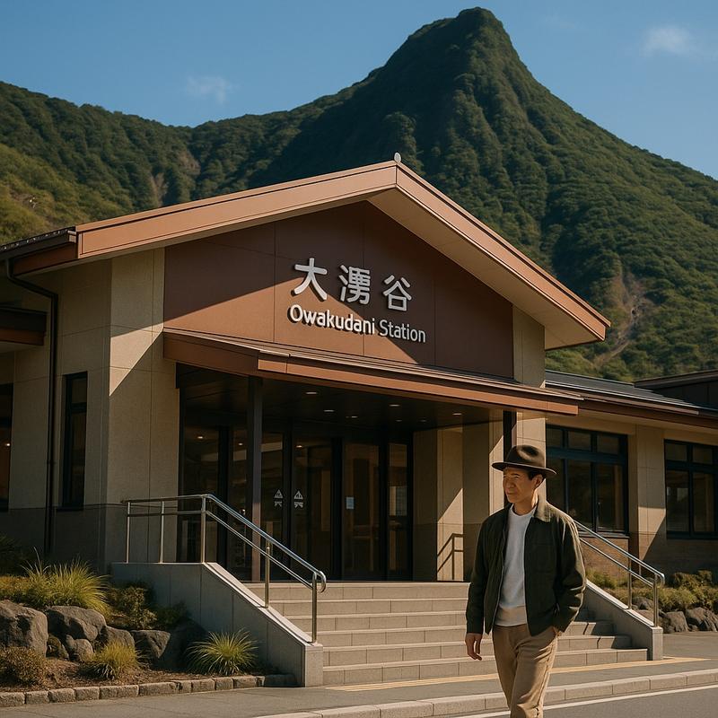 Ōwakudani Station