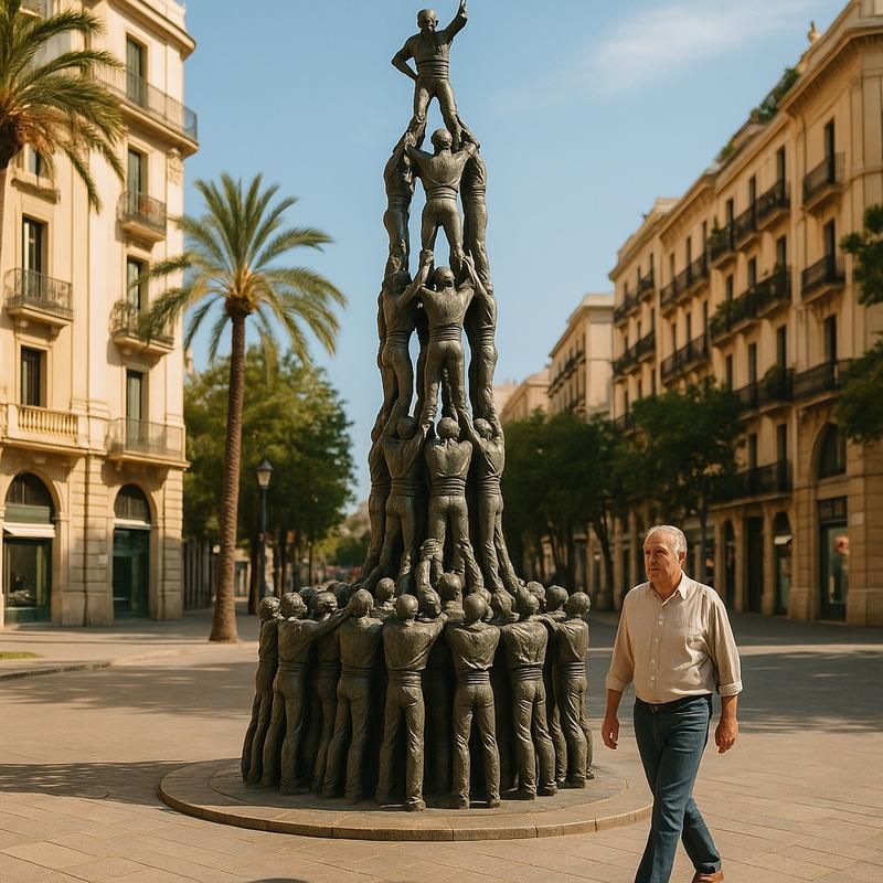 Monument als Castellers