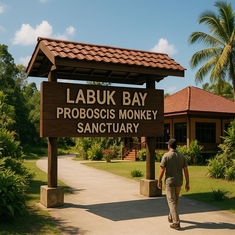 Labuk Bay Proboscis Monkey Sanctuary - Entrance