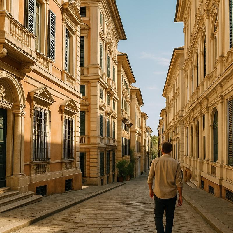 Le Strade Nuove and the system of the Palazzi dei Rolli