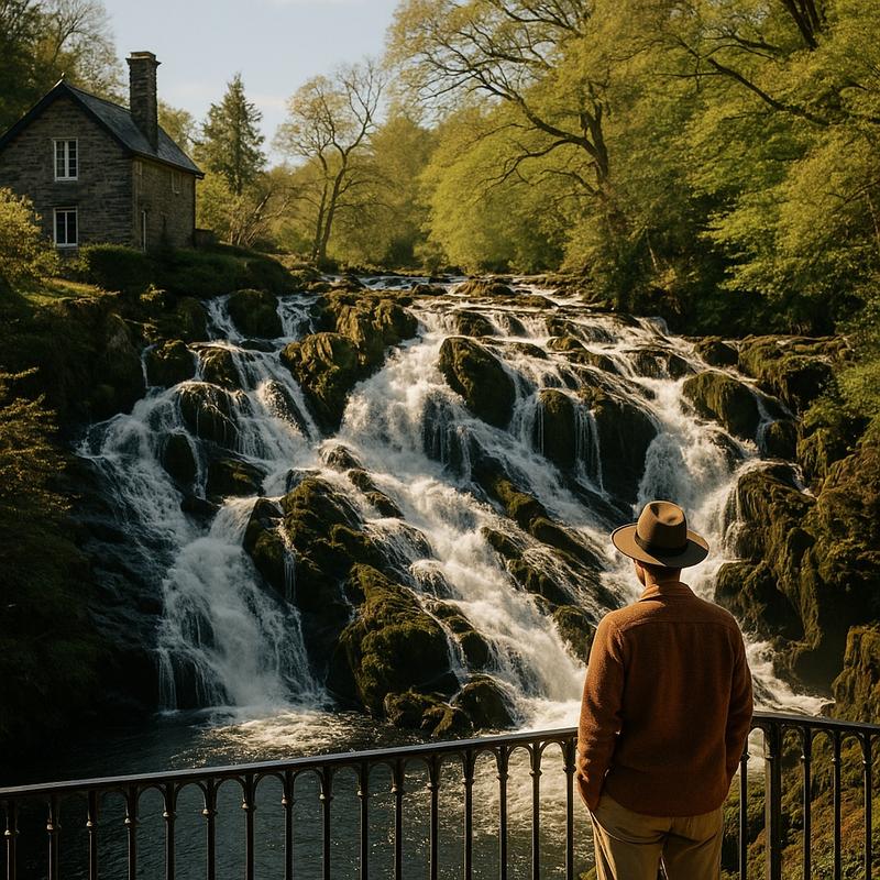 Rhaeadr Ewynnol Swallow Falls Waterfall