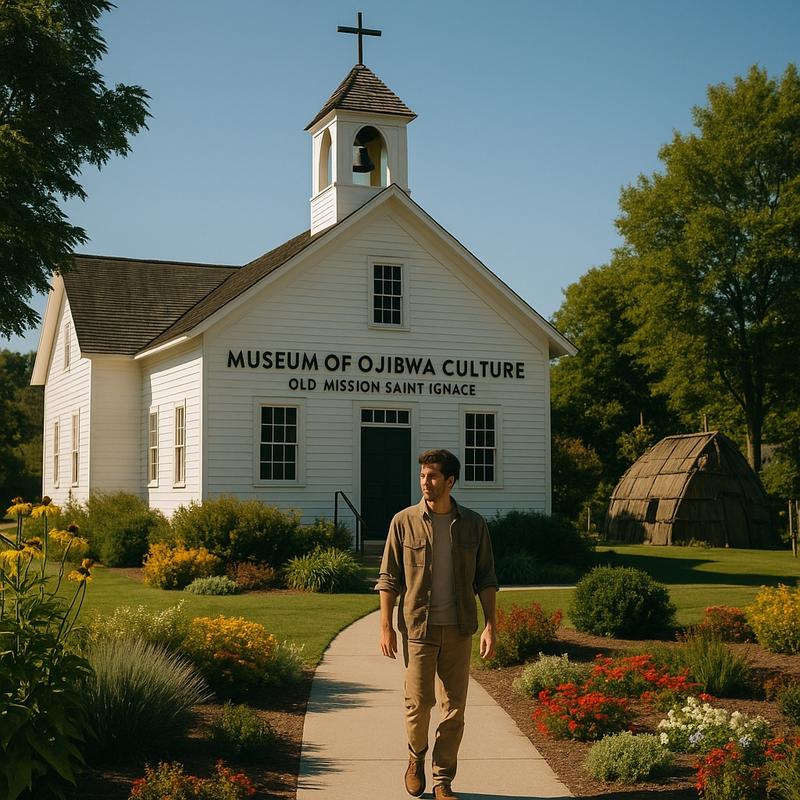 Museum of Ojibwa Culture at Old Mission Saint-Ignace