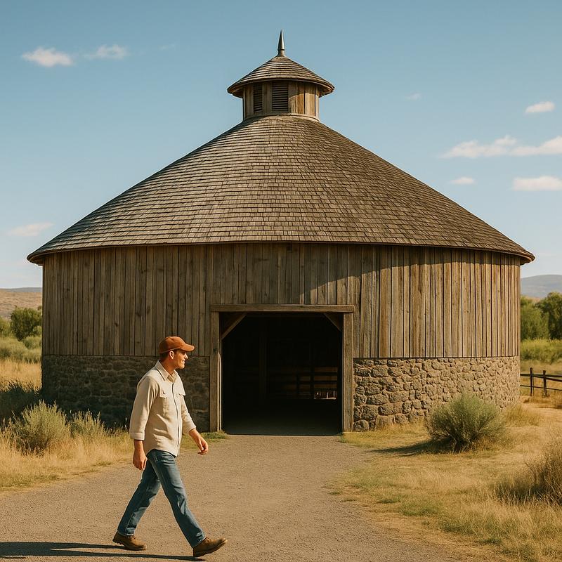 Pete French Round Barn State Heritage Site