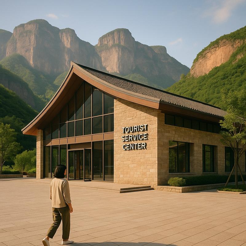 Yuntaishan Global Geopark Qingtian River Park Tourist Service Center