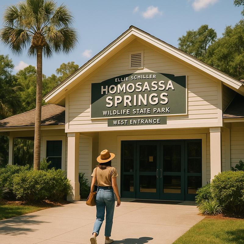 Ellie Schiller Homosassa Springs Wildlife State Park West Entrance