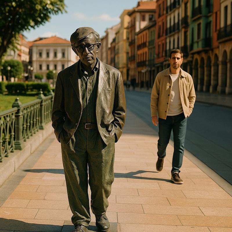 Estatua de Woody Allen