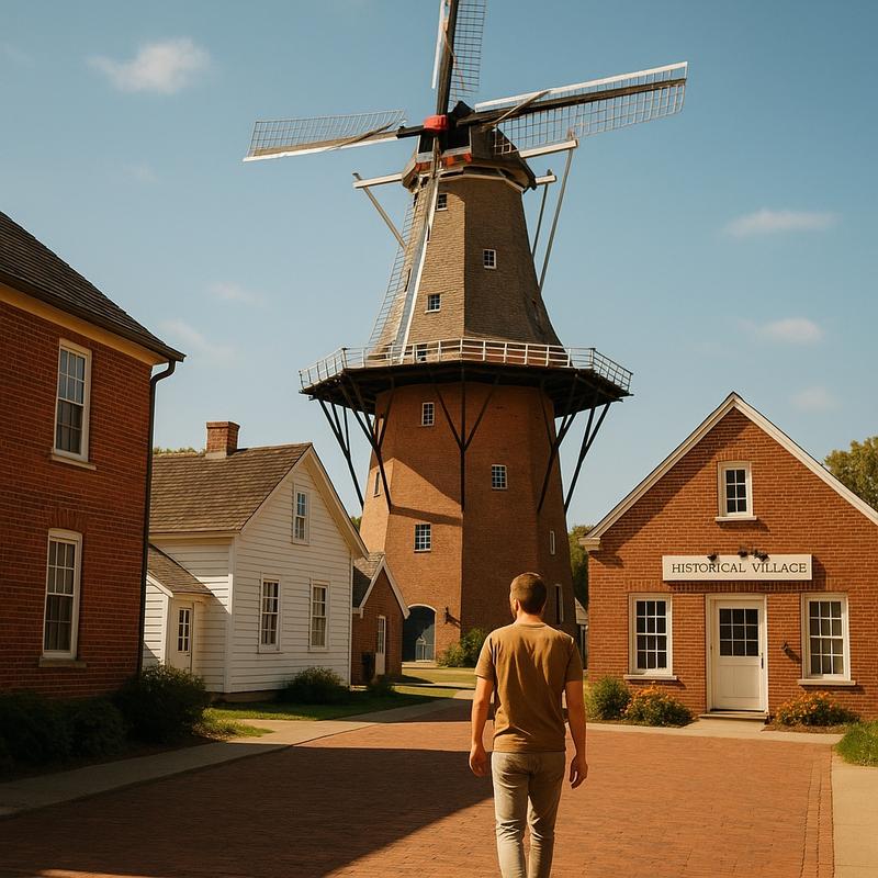 Pella Historical Village & Vermeer Windmill
