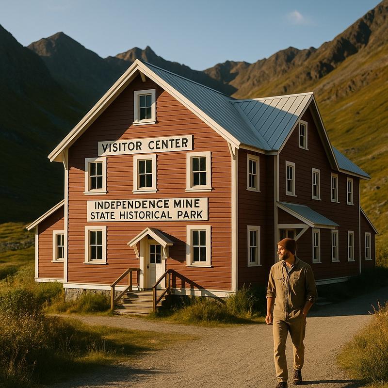 Independence Mine State Historical Park Visitor Center