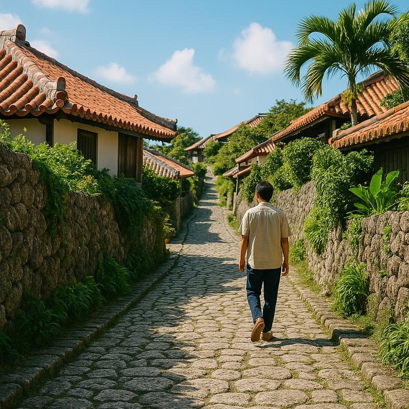 Shuri Kinjo-cho Stone-Path Road