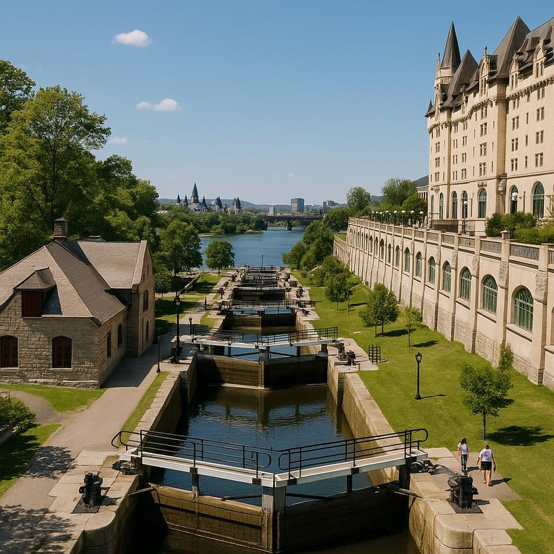 Rideau Canal, Locks 1 - 8 - Ottawa