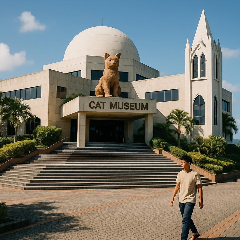 Cat Museum, Petra Jaya, Sarawak.