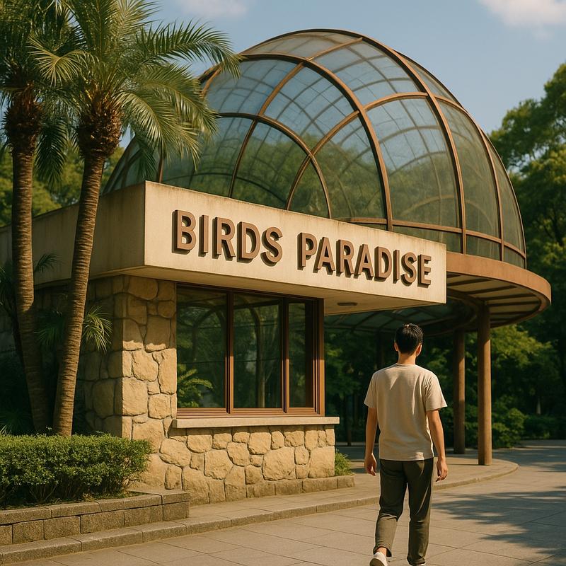 Shanghai Zoo Entering Type Birds Paradise
