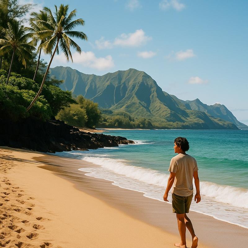 Lumaha'i Beach