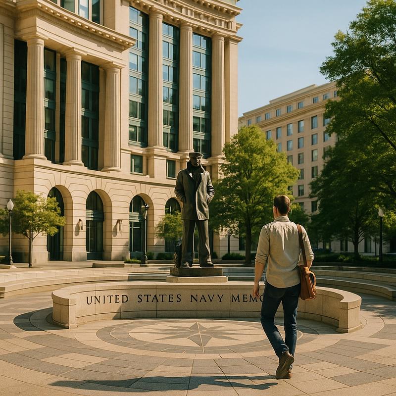 US Navy Memorial Plaza