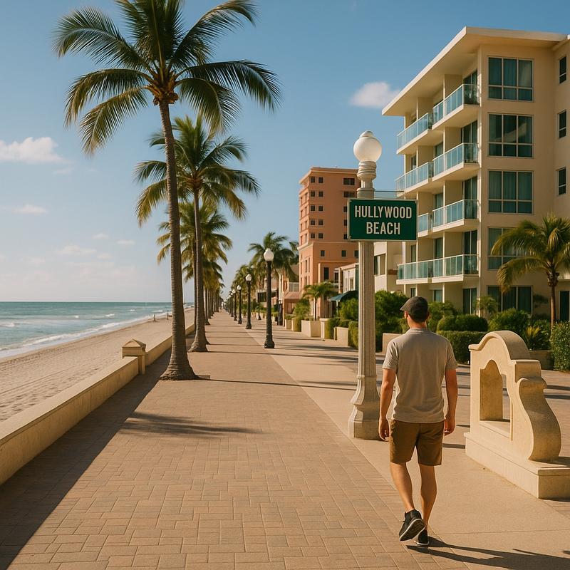 Hollywood Beach Boardwalk