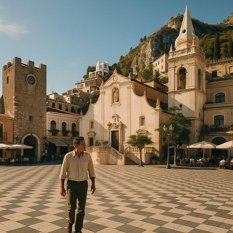 Piazza IX Aprile, Taormina