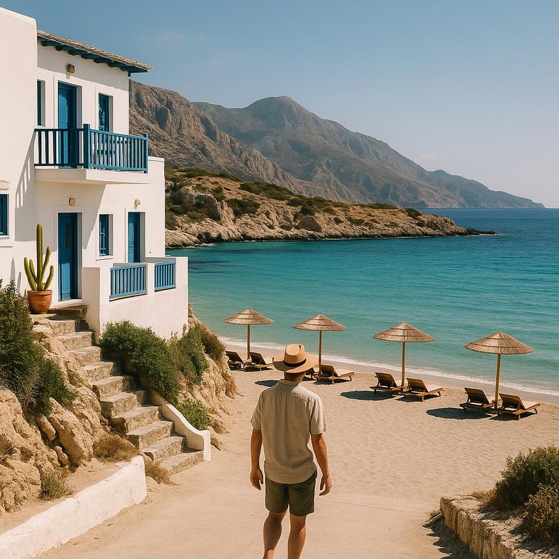 Lefkos beach