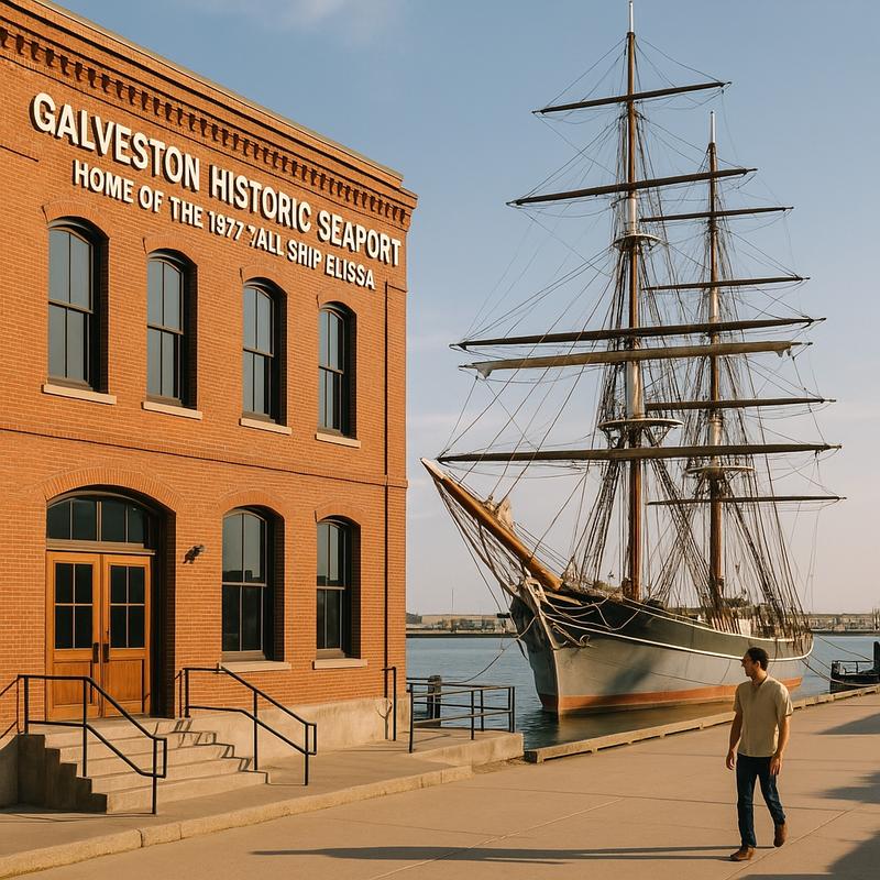 Galveston Historic Seaport - Home of the 1877 Tall Ship ELISSA