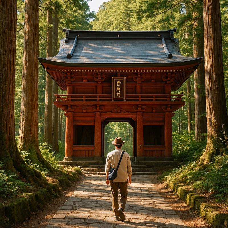 Togakushi Shrine Okusha (Main Shrine) Zuishinmon