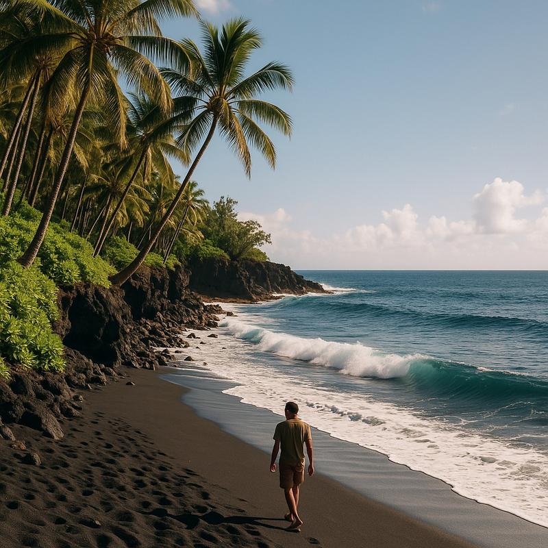 Kehena Black Sand Beach