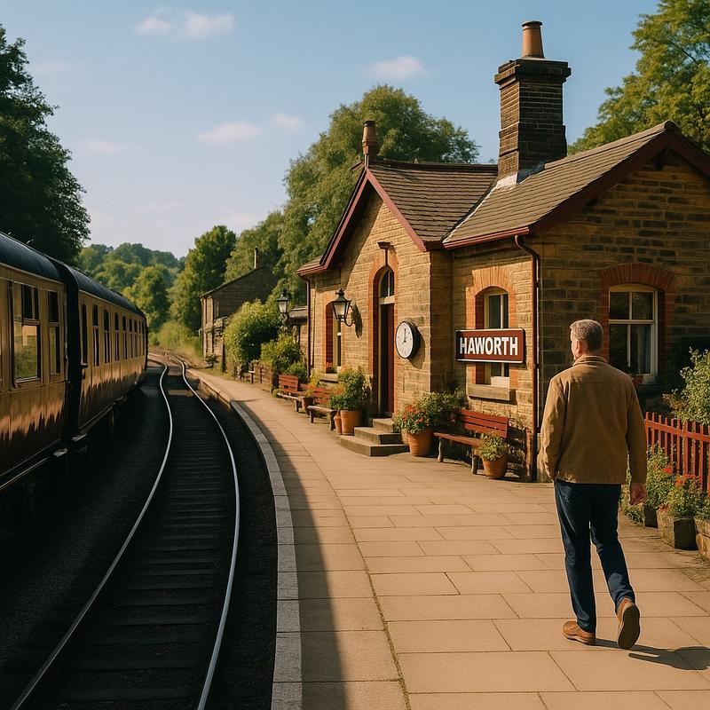 Keighley & Worth Valley Railway - (Haworth, Station)