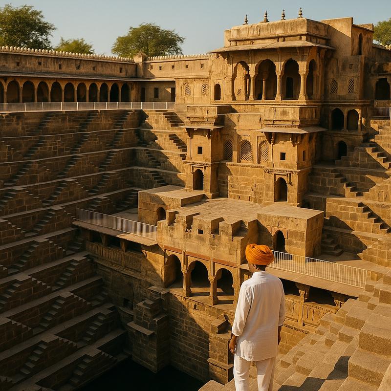 Chand Baori Step Well (Abhaneri)
