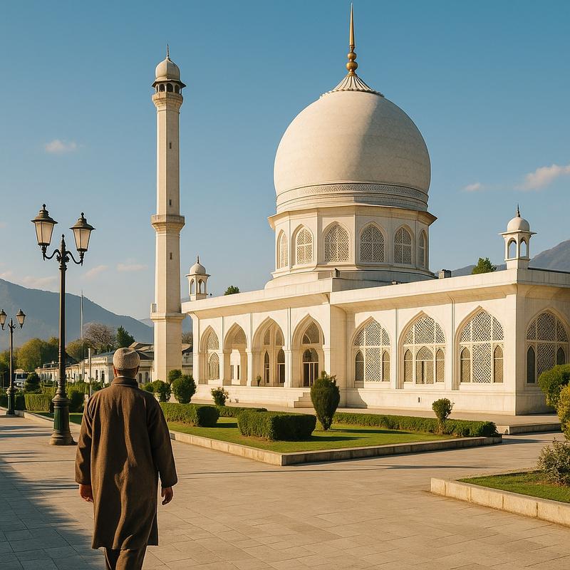Dargah hazratbal srinagar
