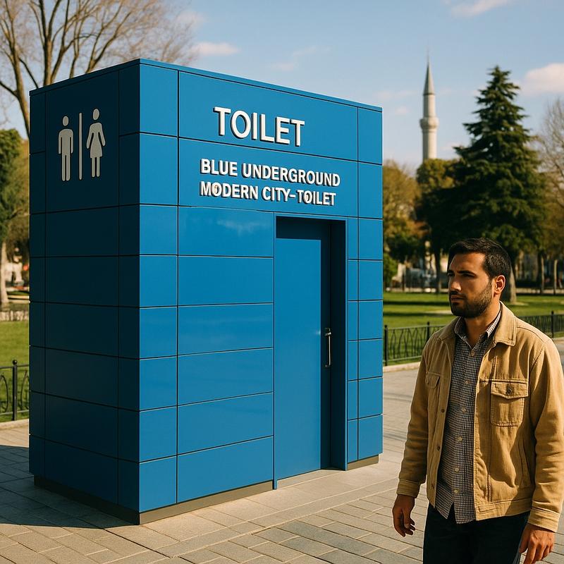Blue Underground Modern City-Toilet