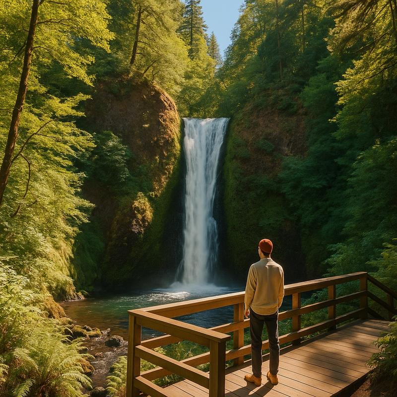 Bridal Veil Falls State Scenic Viewpoint