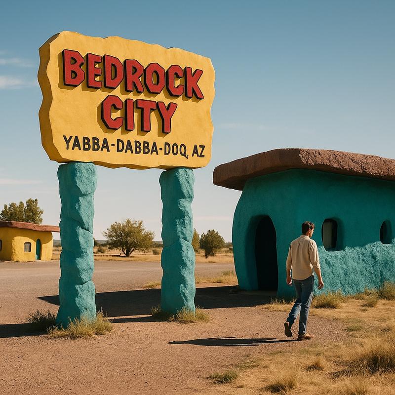 Bedrock City Yabba-Dabba-Doo
