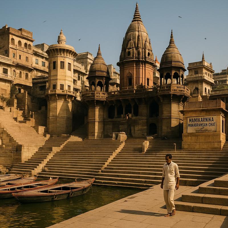 Manikarnika Ghat - Manikarnika Mahashamshan Ghat