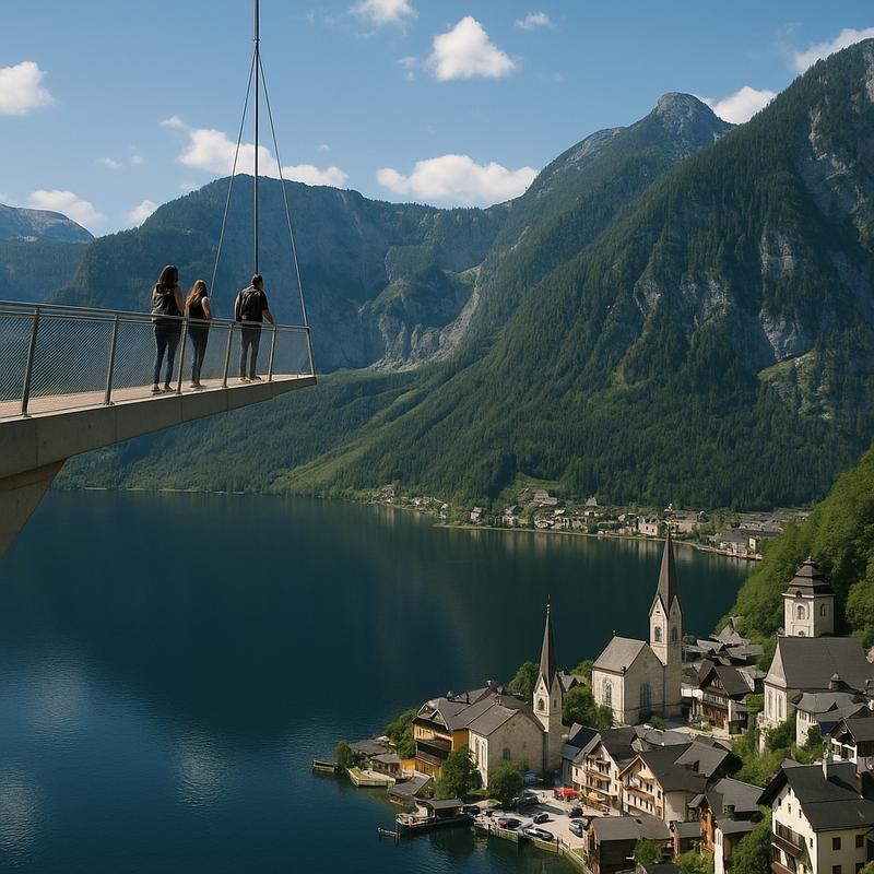 Hallstatt Skywalk Welterbeblick Aussichtsplattform