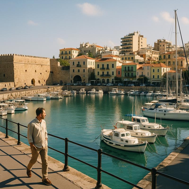 Venetian port in Heraklion