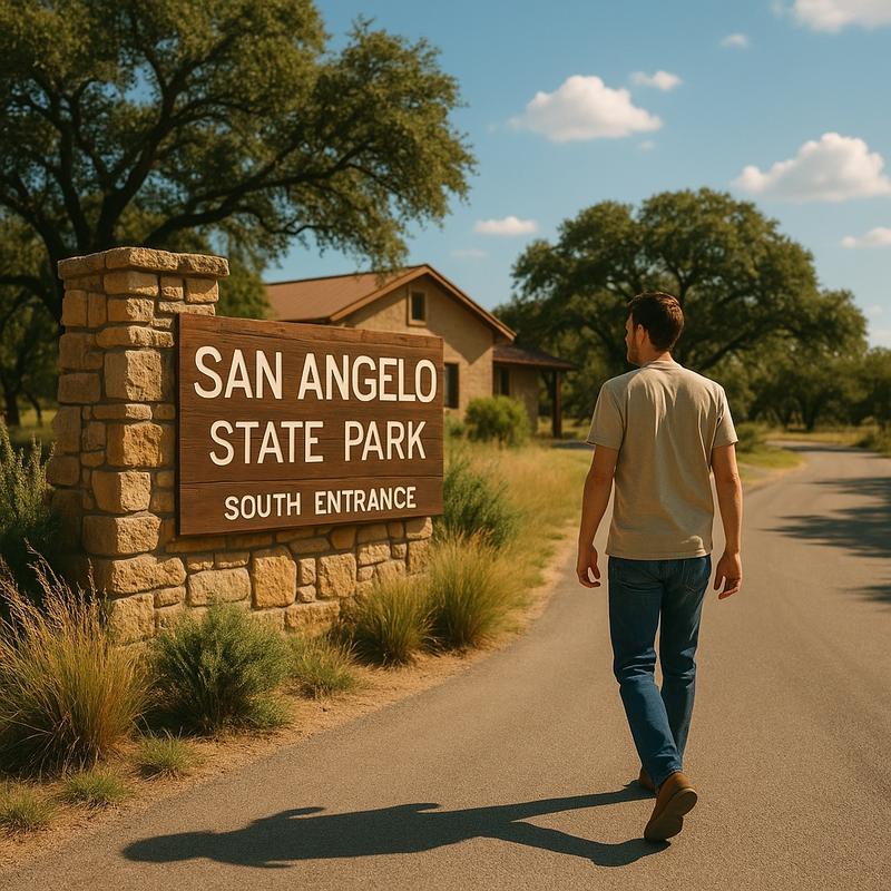 San Angelo State Park, South Entrance