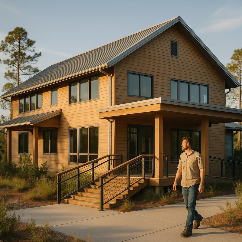 Mississippi Sandhill Crane National Wildlife Refuge Admin Building And Visitor Contact Station