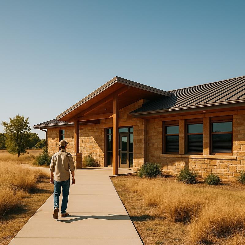 Salt Plains National Wildlife Refuge Admin Building And Visitor Contact Station